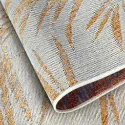 The Rugs Villeroy & Boch 1767 Rug - Indoor Outdoor Flat Weave Floral In Beige - thumbnail 4