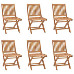 Berkfield 7 Piece Garden Dining Set Solid Teak Wood - thumbnail 5