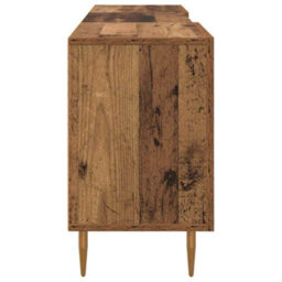 Berkfield Modern Tv Cabinet Old Wood 150 X 30 X 50 Cm Engineered Wood - thumbnail 7