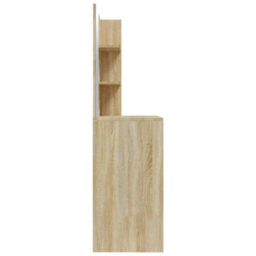Vidaxl Dressing Table With Mirror Sonoma Oak 74.5X40X141 Cm - thumbnail 8