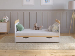 Love For Sleep Levi Cot Bed 120X60Cm With Drawer And Microfiber Quilted Mattress - thumbnail 8