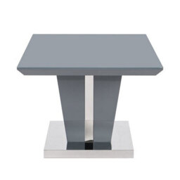 Furniture in Fashion Memphis High Gloss Coffee Table In Grey With Glass Top - thumbnail 7