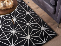 Beliani Rug Sibel Black 140 X 200 Cm Viscose - thumbnail 2