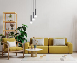 Luminosa Lighting Luminosa Filano Cluster Pendant Ceiling Light Sand Black 3Xg9 - thumbnail 5