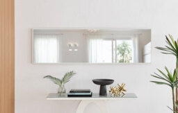 Furniturebox Emma Full Length Extra Large 170X50Cm White Framed Rectangular Vertical Living Room Hallway Wall Mirror - thumbnail 3