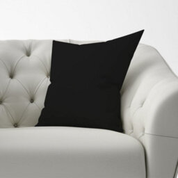 Warren Reed Designer Midnight Black Cushions 60Cm X 60Cm - thumbnail 2