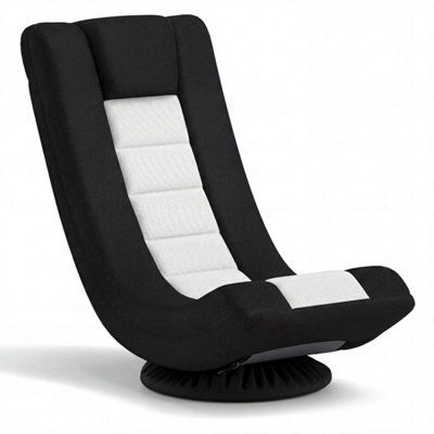 Adjustable Backrest Swivel Floor Chair For Gaming Use - image 1
