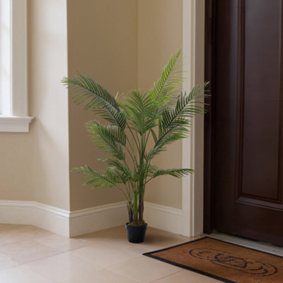 Darphe Artificial Plant Home Indoor And Outdoor Decoration Palm Tree Potted Plant Height 110Cm - image 1