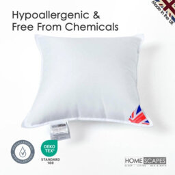 "Homescapes Luxury Super Microfibre Cushion Pad Inserts 45 X 45 Cm (18 X 18"") Perfect Bounce Back, Hypoallergenic Cushion Inners" - thumbnail 3