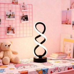 Modern Led Table Lamp Dimmable Bedside Desk Lamp 3000K To 6000K Black - thumbnail 2