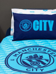 Manchester City Fc Crestcol Single Panel Duvet And Pillowcase Set - thumbnail 6