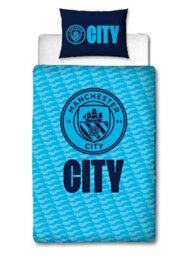Manchester City Fc Crestcol Single Panel Duvet And Pillowcase Set - thumbnail 1