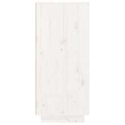 Berkfield Shoe Cabinet White 60X35X80 Cm Solid Wood Pine - thumbnail 6
