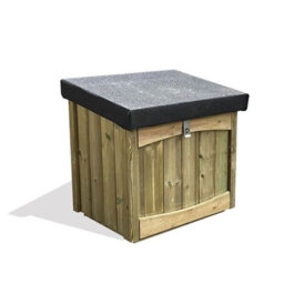 Churnet Valley Garden Furniture Ltd Outdoor Parcel Storage Box - L52 X W67 X H68 Cm - Minimal Assembly Required - thumbnail 3