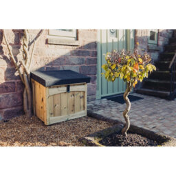 Churnet Valley Garden Furniture Ltd Outdoor Parcel Storage Box - L52 X W67 X H68 Cm - Minimal Assembly Required - thumbnail 5