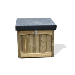 Churnet Valley Garden Furniture Ltd Outdoor Parcel Storage Box - L52 X W67 X H68 Cm - Minimal Assembly Required - thumbnail 2