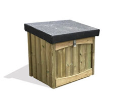 Churnet Valley Garden Furniture Ltd Outdoor Parcel Storage Box - L52 X W67 X H68 Cm - Minimal Assembly Required - thumbnail 1