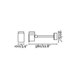 Luminosa Lighting Luminosa Foc Led Outdoor Wall Spotlight Dark Grey Ip65 - thumbnail 2