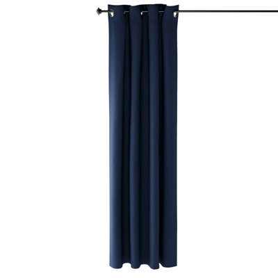 Walplus Furinno Collins Blackout Curtain 52X84 In. 1 Panel, Dark Blue - image 1