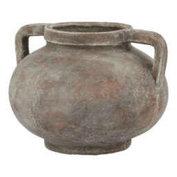Wyld Haus Meadowhaze Pelike Soft Brown Stoneware Vase With Handles - thumbnail 2