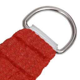 Berkfield Sunshade Sail 160 G/m2 Red 2.5X5 M Hdpe - thumbnail 4