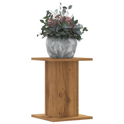 Walplus Plant Stands 2 Pcs Artisian Oak 30X30X40 Cm Engineered Wood - image 1