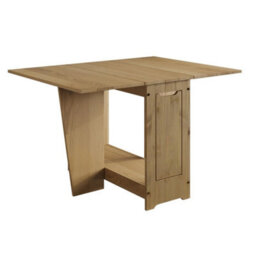 Butterfly Drop Leaf Solid Pine Dining Table & 4 Chairs Rustic Mexican Folding Set - thumbnail 5
