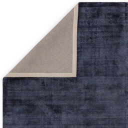Blue Handmade Luxurious Modern Plain Sparkle Rug For Bedroom & Living Room-160Cm X 230Cm - thumbnail 5