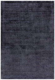 Blue Handmade Luxurious Modern Plain Sparkle Rug For Bedroom & Living Room-160Cm X 230Cm - thumbnail 6