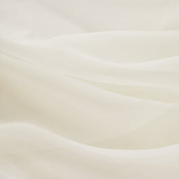 Thehotsale Living Room Solid Colour Sheer Polyester Curtains Pair In Ivory White - thumbnail 7