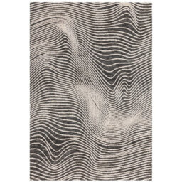 Modern Black Abstract Easy To Clean Rug For Living Room Dining Room & Bedroom-120Cm X 170Cm - thumbnail 1