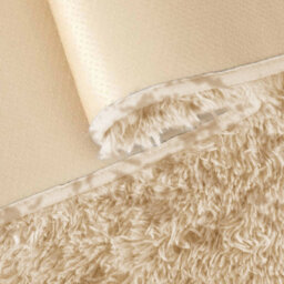 Ameha Tie Dye Cream Shaggy Rug Small 50X80Cm Non-Slip Door Mat Soft Thick Pile Door & Bedside Rugs - thumbnail 7