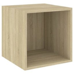 Berkfield 5 Piece Tv Cabinet Set Sonoma Oak Engineered Wood - thumbnail 4