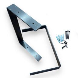 MKGT 2 Pcs Double Heavy Duty Shelf Brackets Industrial Steel For Wall Mounted Diy Floating(Black, Double) - thumbnail 1