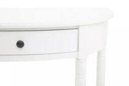 Orsina Sleek Semi Circle One Drawer Console Table, Contemporary Design Console Table For Livingroom, Versatile Table - thumbnail 5
