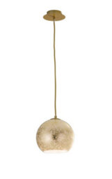 Luminosa Lighting Luminosa Vanity Dome Pendant Ceiling Light Gold 20X19Cm - thumbnail 1