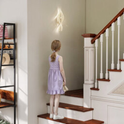 Homcom Led Wall Lamp 2 Pack, Modern Indoor Spiral Wall Light, Silver - thumbnail 9