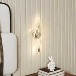 Homcom Led Wall Lamp 2 Pack, Modern Indoor Spiral Wall Light, Silver