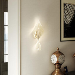 Homcom Led Wall Lamp 2 Pack, Modern Indoor Spiral Wall Light, Silver - thumbnail 7