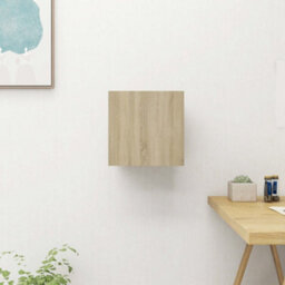 Berkfield Wall Mounted Tv Cabinet Sonoma Oak 30.5X30X30 Cm - thumbnail 4