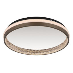 Luminosa Lighting Luminosa Della Integrated Led Semi Flush Ceiling Light Matt Black Led 3000-6000K - thumbnail 7