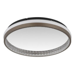 Luminosa Lighting Luminosa Della Integrated Led Semi Flush Ceiling Light Matt Black Led 3000-6000K - thumbnail 2