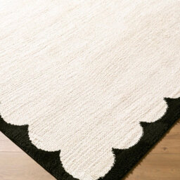Livabliss Fossay Shaggy-Washable Cream Black Modern High Pile Living Bedroom Rug 160 X 213 Cm Easy Care, Non Shedding - thumbnail 7