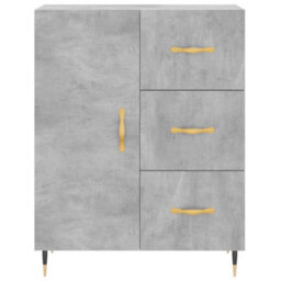 Berkfield Classic Sideboard Concrete Grey 69.5X34X90 Cm Engineered Wood - thumbnail 5