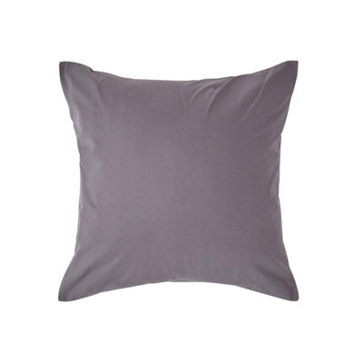 Homescapes Dark Grey Continental Pillowcase Egyptian Cotton 200 Tc, 40 X 40Cm - image 1