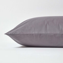 Homescapes Dark Grey Continental Pillowcase Egyptian Cotton 200 Tc, 40 X 40Cm - thumbnail 2