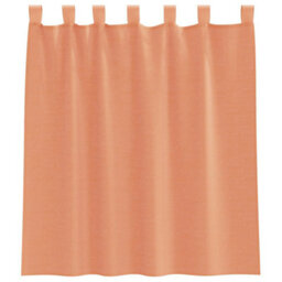 Walplus Voile Curtains With Loops 2 Pcs Terracotta 140X140 Cm - thumbnail 4