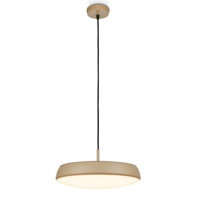 Briloner Coffee Beige Pendant Ceiling Light Led 14.5W 1800Lm Warm White 3000K Kitchen Dining Table - image 1