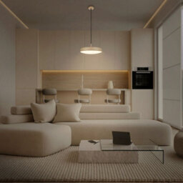 Briloner Coffee Beige Pendant Ceiling Light Led 14.5W 1800Lm Warm White 3000K Kitchen Dining Table - thumbnail 5