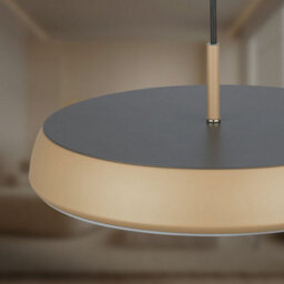 Briloner Coffee Beige Pendant Ceiling Light Led 14.5W 1800Lm Warm White 3000K Kitchen Dining Table - thumbnail 3